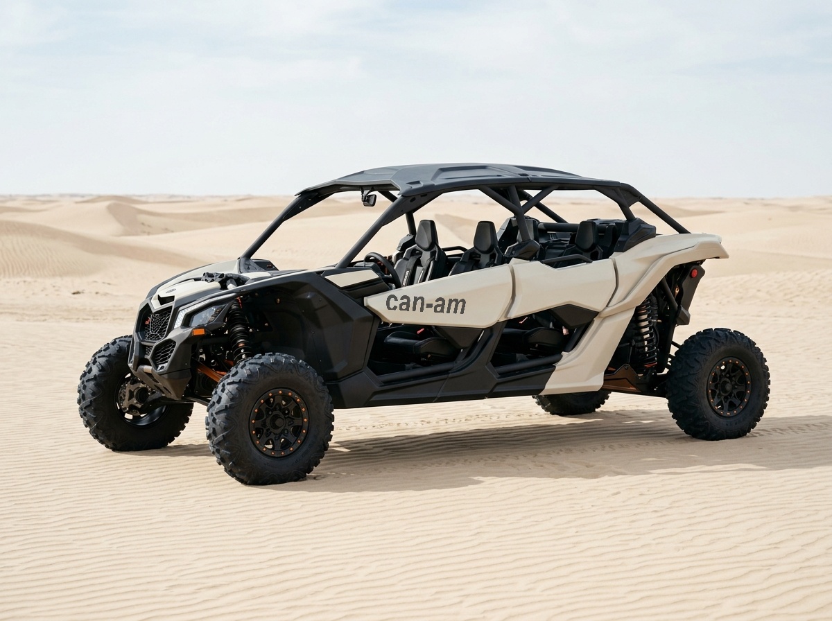 4-seater Can-Am Maverick Max at sunset