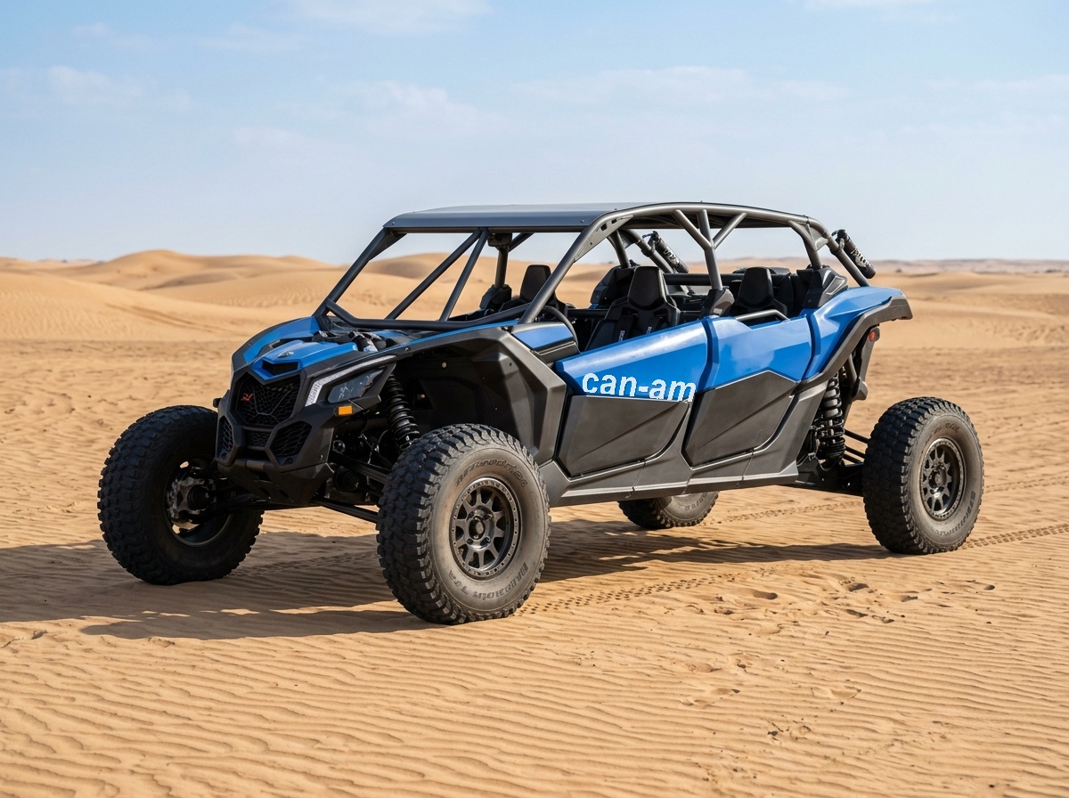 Can-Am Maverick X3 Max Turbo RR on a dune ridge
