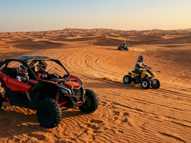 Buggy and quad afternoon combo across the Dubai desert