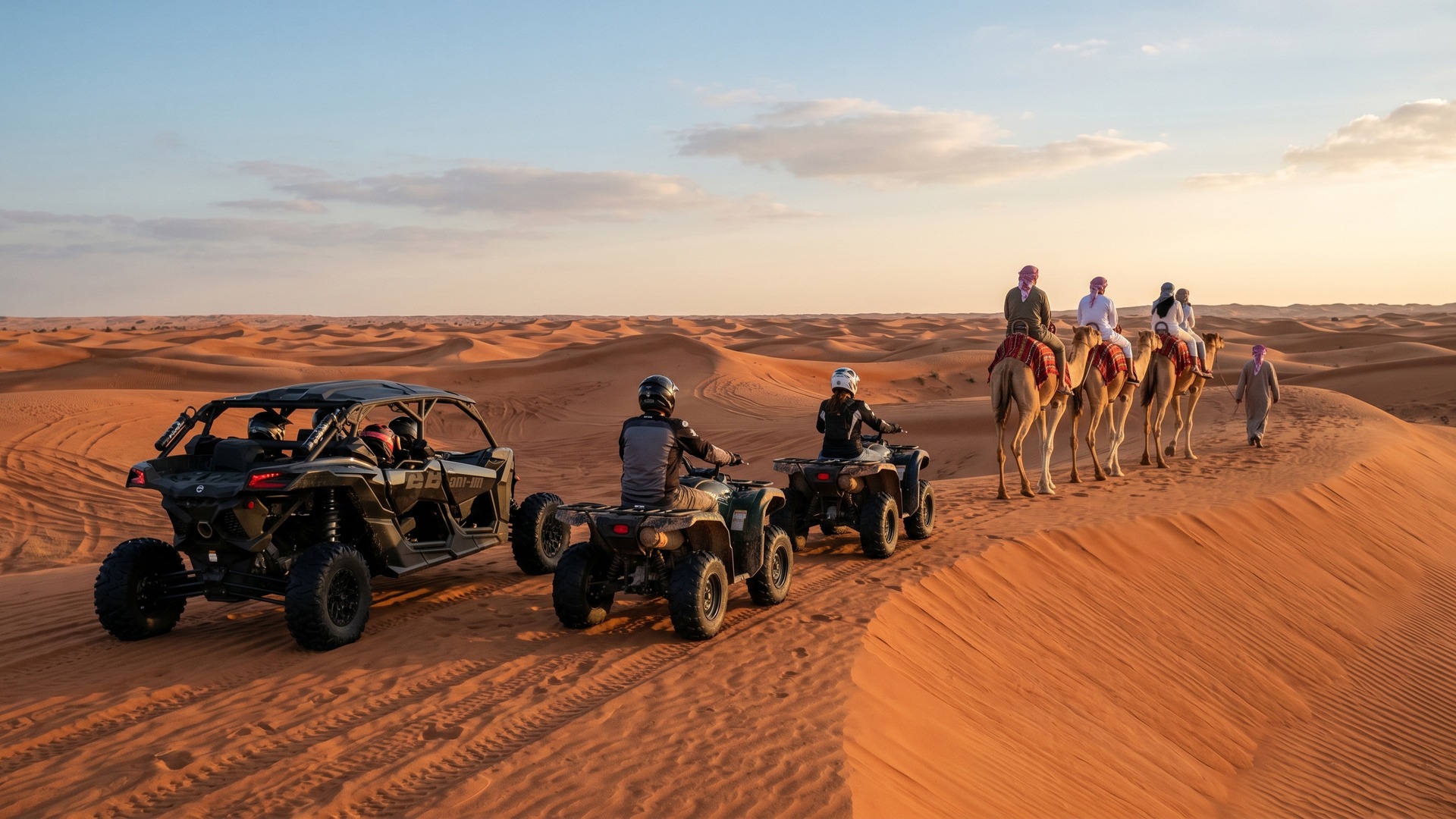 Buggy, quad and camel combo adventure